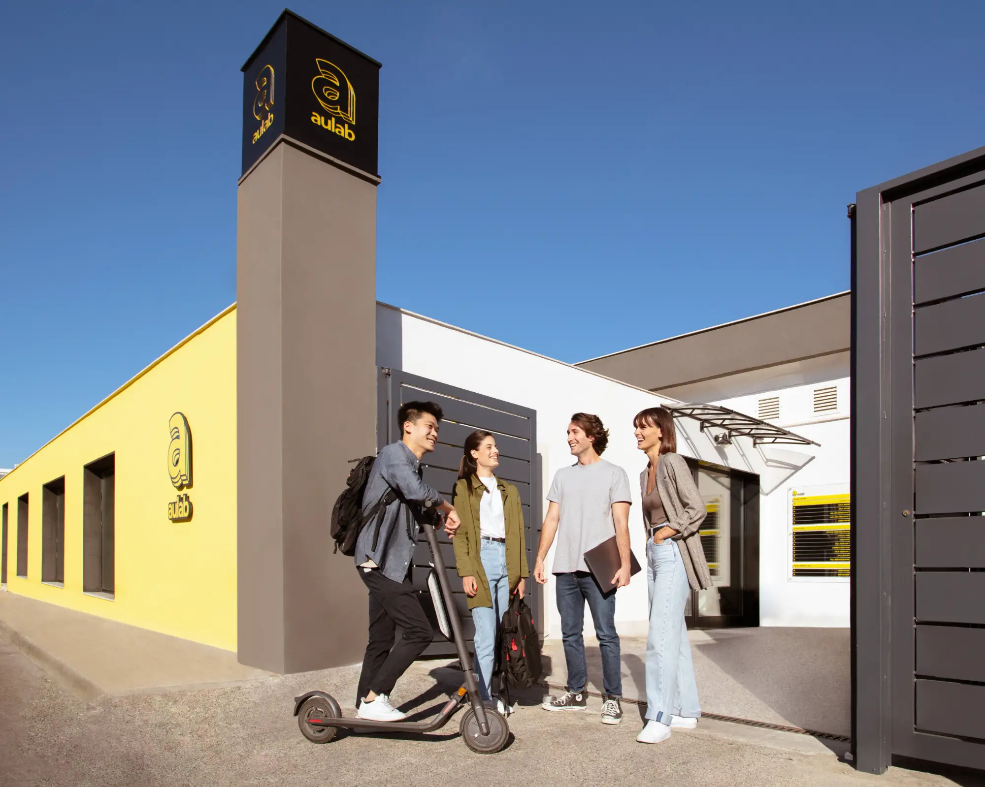 Immagine dell'esterno della sede Aulab